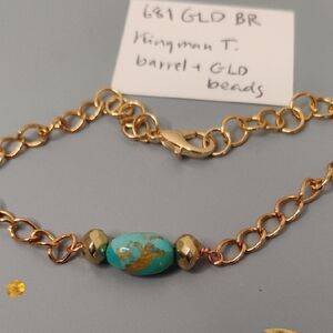 Genuine Kingman turquoise bracelet